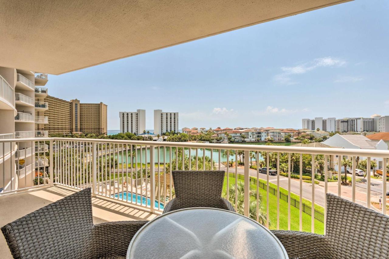 High-Rise Destin Condo With Balcony And Pool View Exterior foto